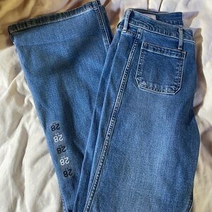 Gap High Rise '70s Flare Jeans 28/6R